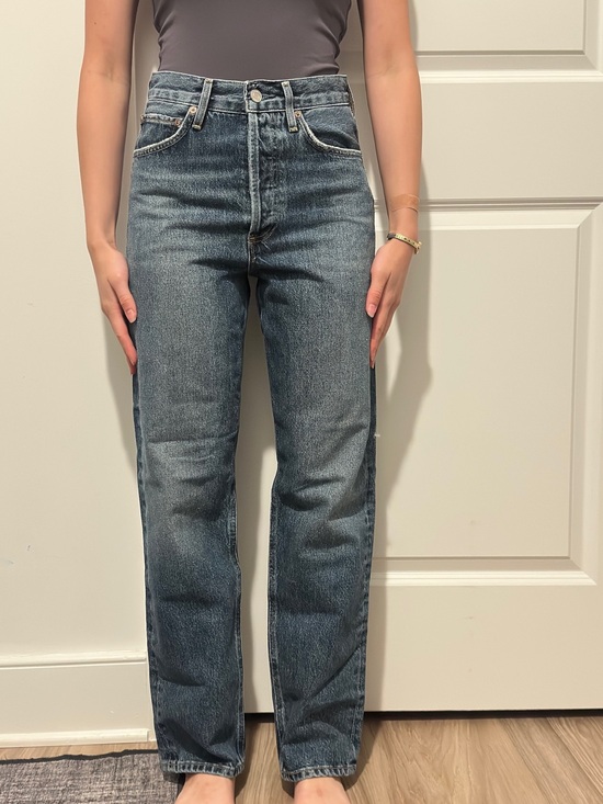 Agolde Denim - AGOLDE Medium/Dark Wash Jeans